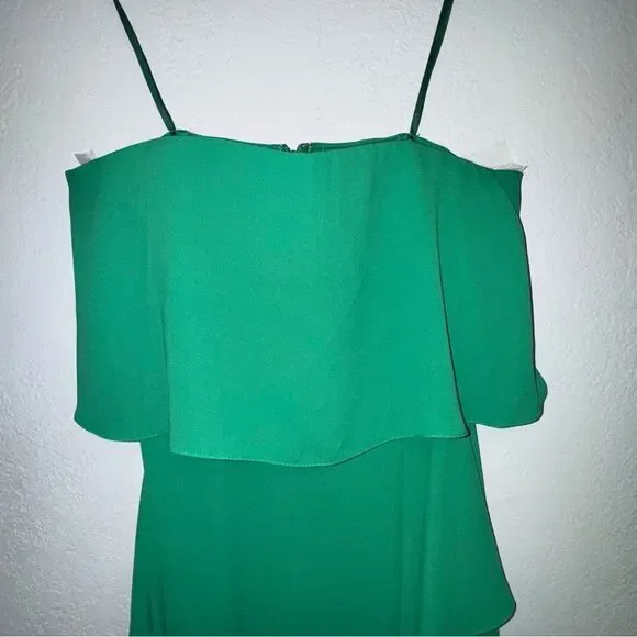 BCBG Strapless Green Felicity Dress
